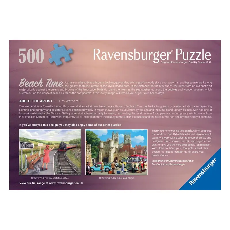 Ravensburger Rompecabezas 12001253 Tiempo De Playa