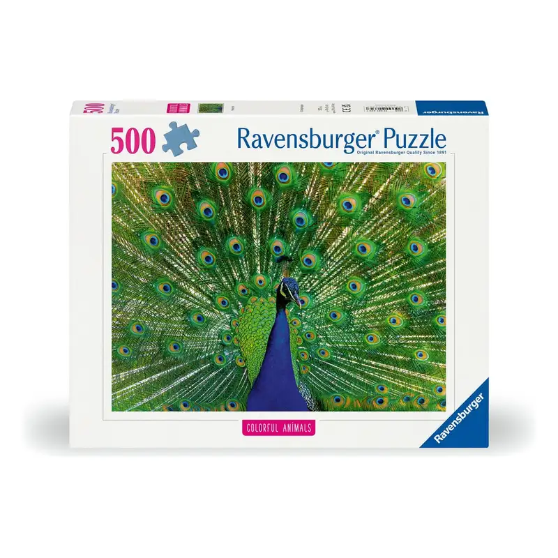 Ravensburger Rompecabezas 12001332 Pavo Real 500 Piezas