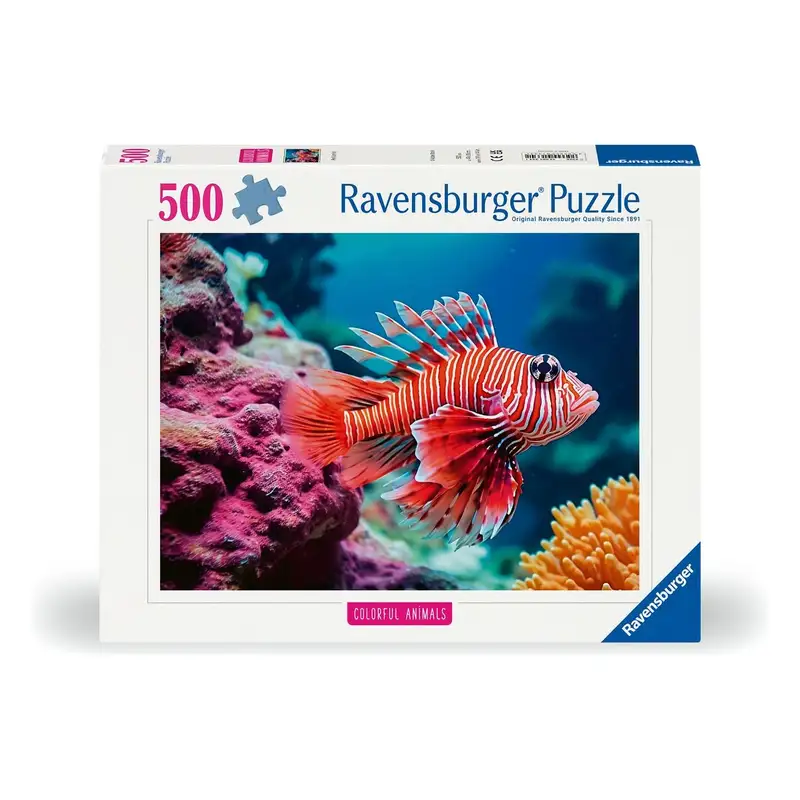 Ravensburger Rompecabezas 12001334 Pez Leon Rojo 500 Piezas