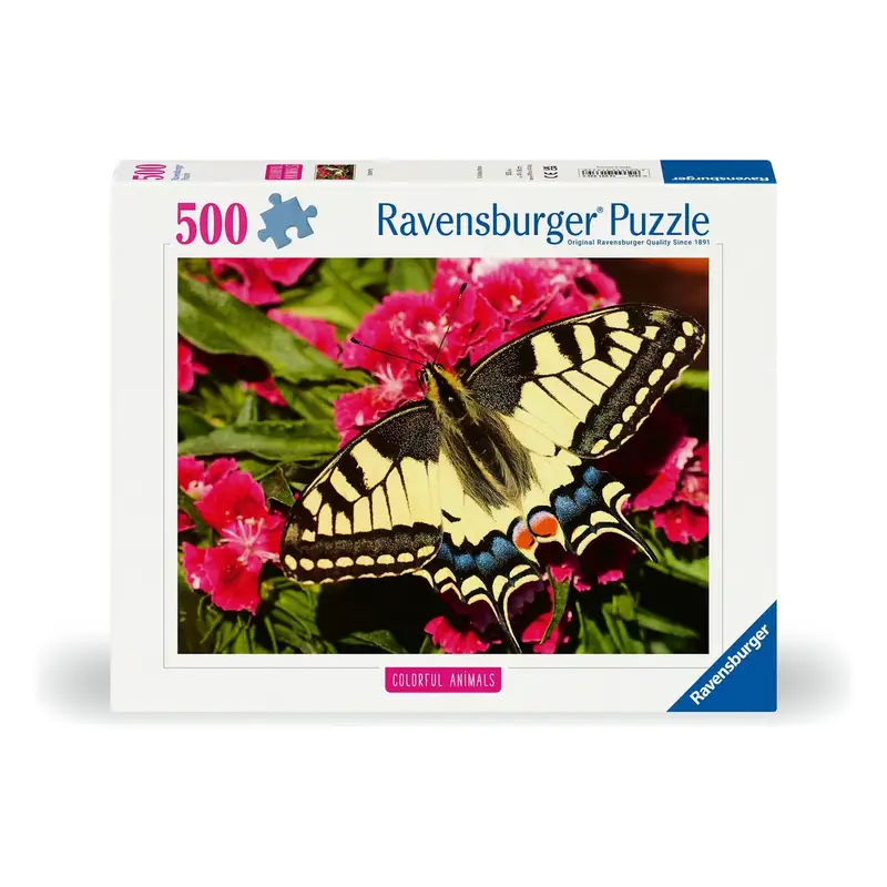 Ravensburger Rompecabezas 12001335 Mariposa 500 Piezas