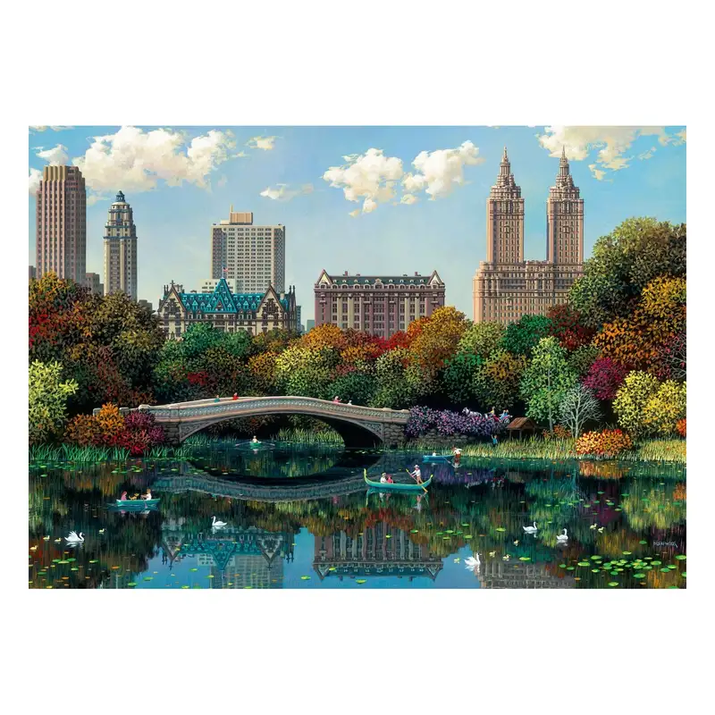 Ravensburger Rompecabezas 12001485 Central Park De Nueva York, Puente Bow