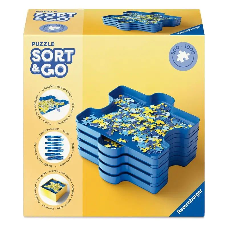 Ravensburger Rompecabezas 12001674 Clasifica Y Guarda Rompecabezas