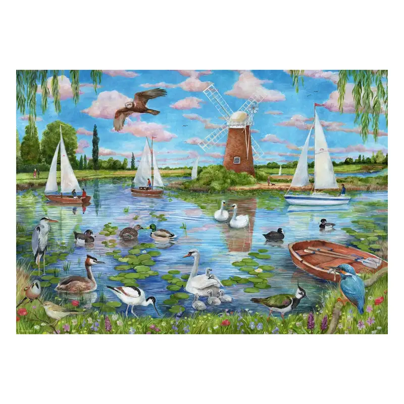 Ravensburger Rompecabezas 12001716 Vida A Lo Largo De Los Broads