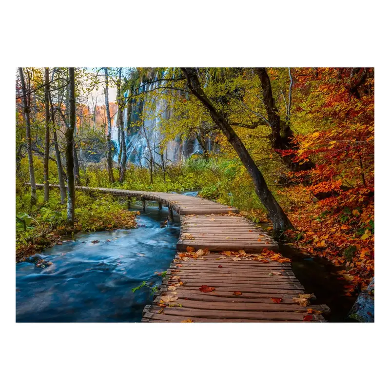 Ravensburger Rompecabezas 12001764 Sendero De Madera Otonal