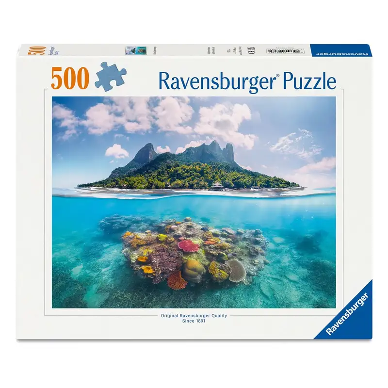 Ravensburger Rompecabezas 12001798 Escapada Acuatica En La Isla 500 Piezas