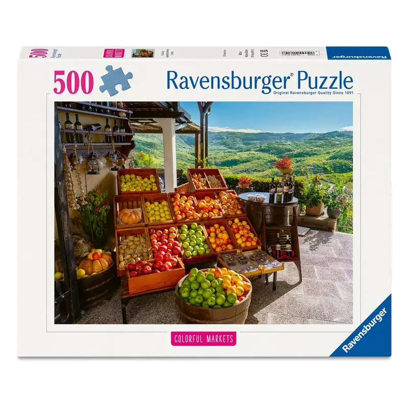 Ravensburger Rompecabezas 12001814 Mercado De Frutas De Croacia 500