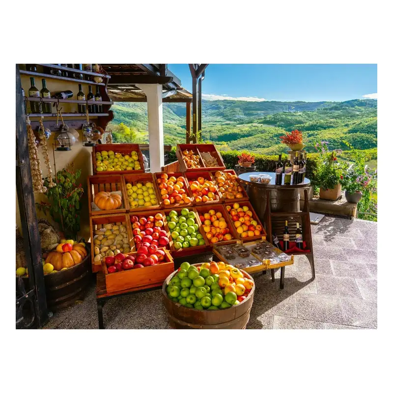 Ravensburger Rompecabezas 12001814 Mercado De Frutas De Croacia 500