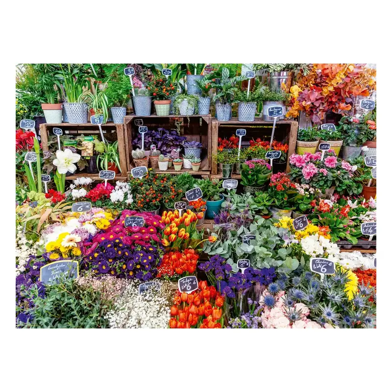 Ravensburger Rompecabezas 12001815 Mercado De Flores De Francia 500