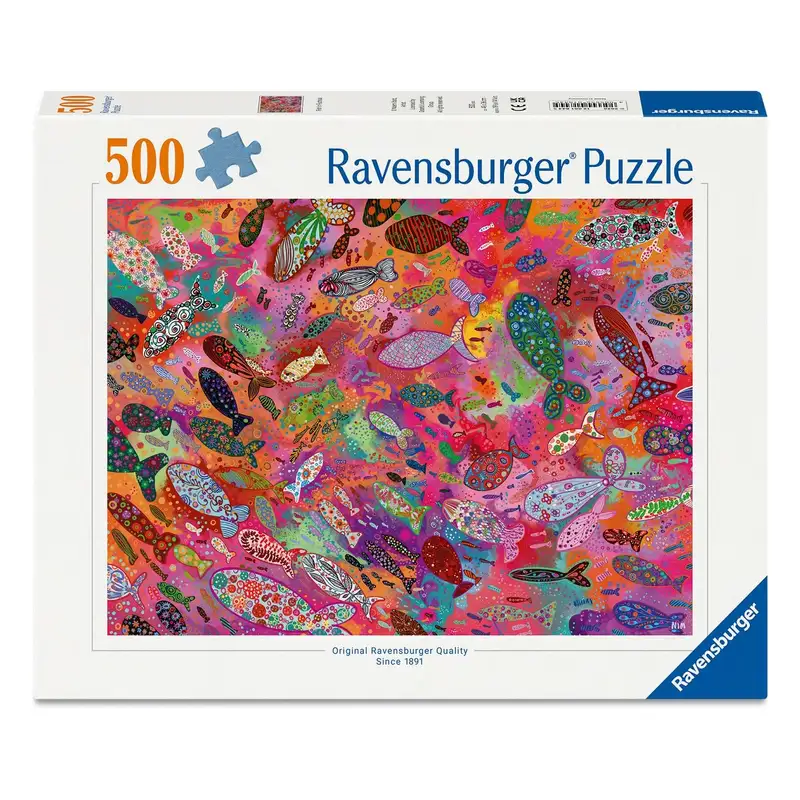 Ravensburger Rompecabezas 12001844 Pez En Fucsia 500 Piezas
