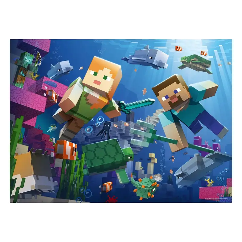Ravensburger Rompecabezas 12004036 Minecraft 200 Piezas