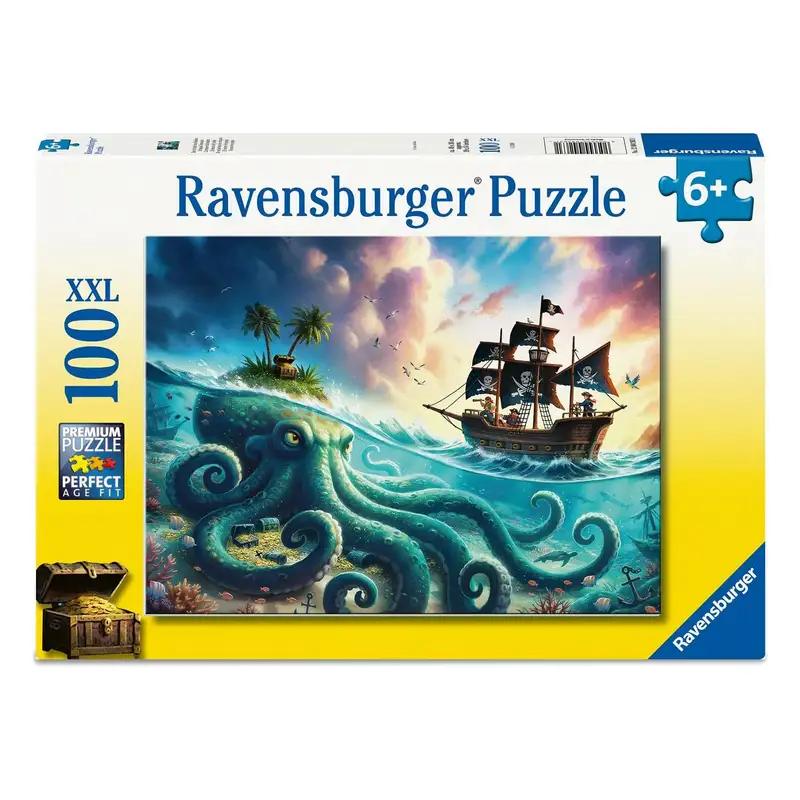 Ravensburger Rompecabezas 12004263 Tesoro Pirata 100 Piezas