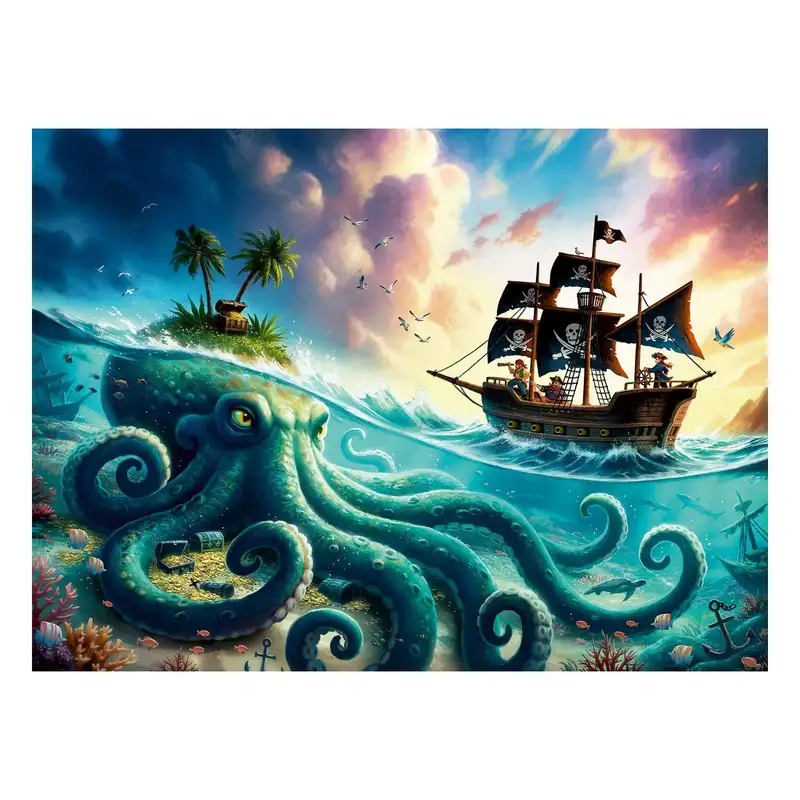 Ravensburger Rompecabezas 12004263 Tesoro Pirata 100 Piezas