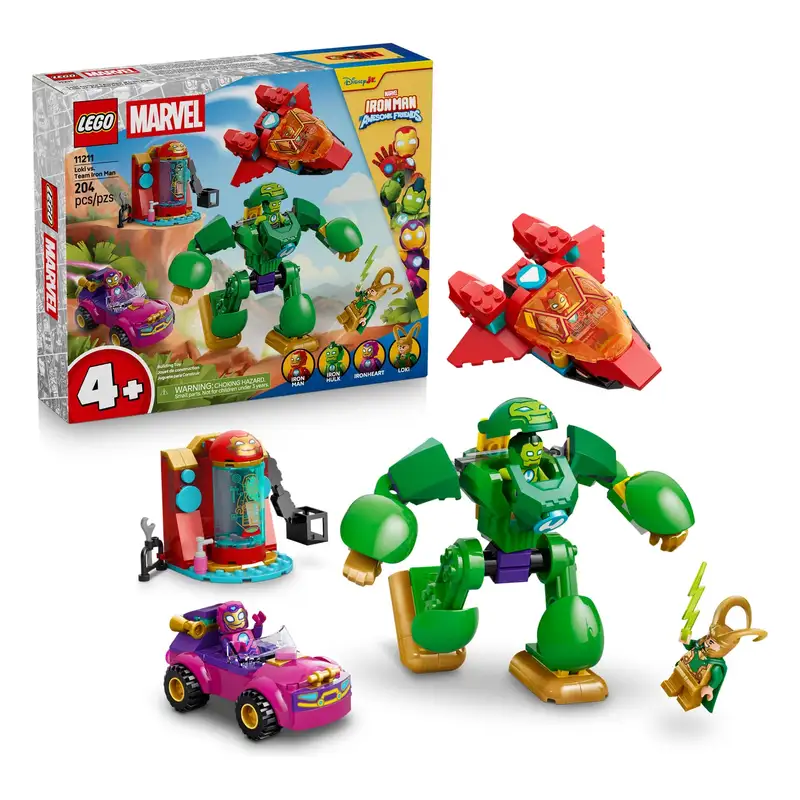 Lego Marvel 11211 Loki Vs Equipo De Iron Man