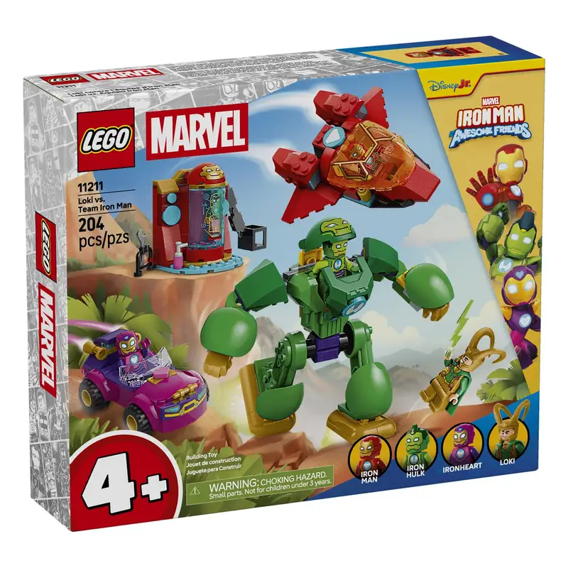 Lego Marvel 11211 Loki Vs Equipo De Iron Man