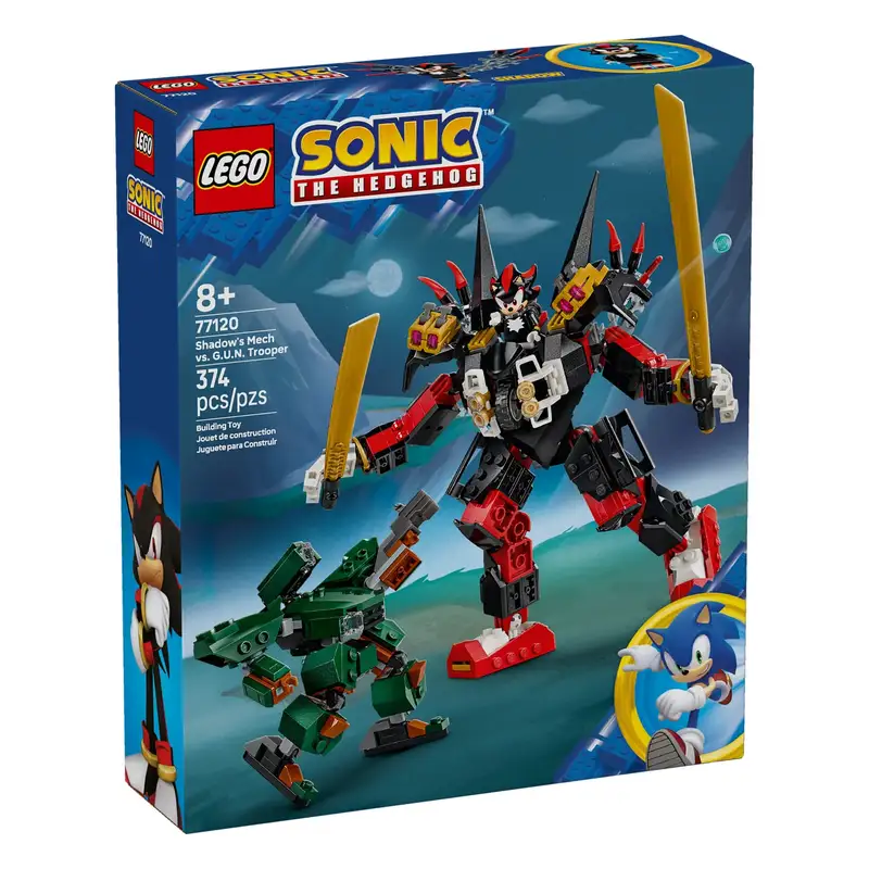 Lego Sonic 77120 Meca De Shadow Vs G.U.N Trooper