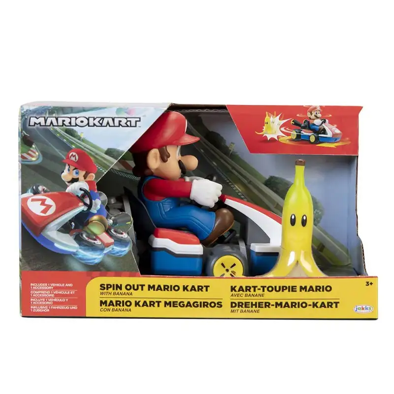 Jakks Pacific Nintendo 86000-4L Mario Kart Mega Giros Con Banana
