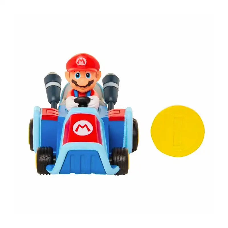 Jakks Pacific Nintendo 69278-4L-12P Mario Kart Vehiculo De Moneda Surtido
