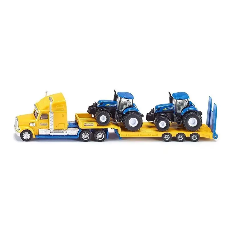 Siku Super 1805 Camion Con Tractores New Holland Escala 187