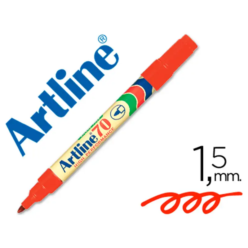 ARTLINE Marcador Perman.Ek-70 Rojo