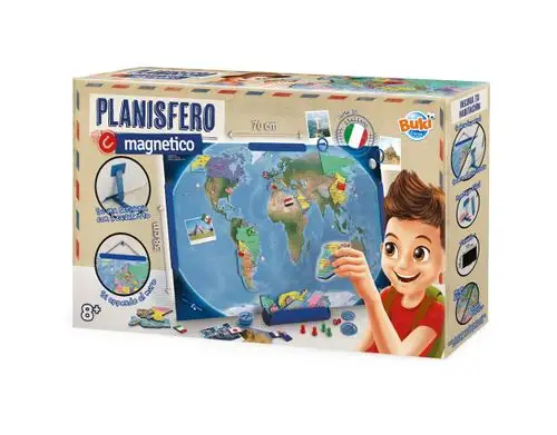 Buki France Ciencia 7346Es Mapamundi Magnetico
